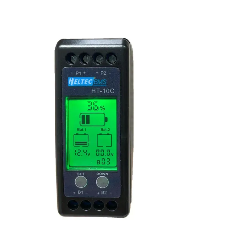 Imagem -04 - Heltec Equalizador de Bateria para Dois 12v Gel Flood Agm Baterias de Chumbo Ácido Balanceador de Voltagem Chumbo Ácido Regulador Carregador de Bateria