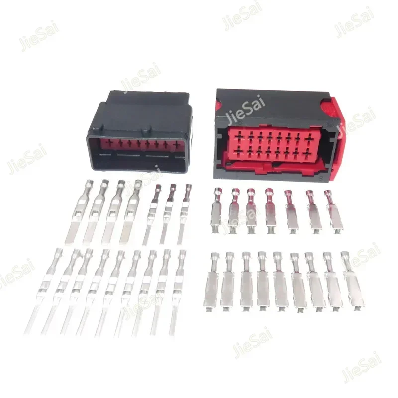 16 Pin 185763-1 185760-1 Automotive Headlight Sensor Electric Wiring Connector For Peugeot Citroen Modern Ford
