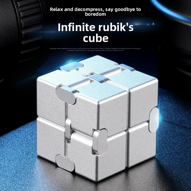 

Magic Cube Stress Relief Toy Infinity Cube Portable Educational Toys Decompress Relax Toys for Children Adults Christmas Gift