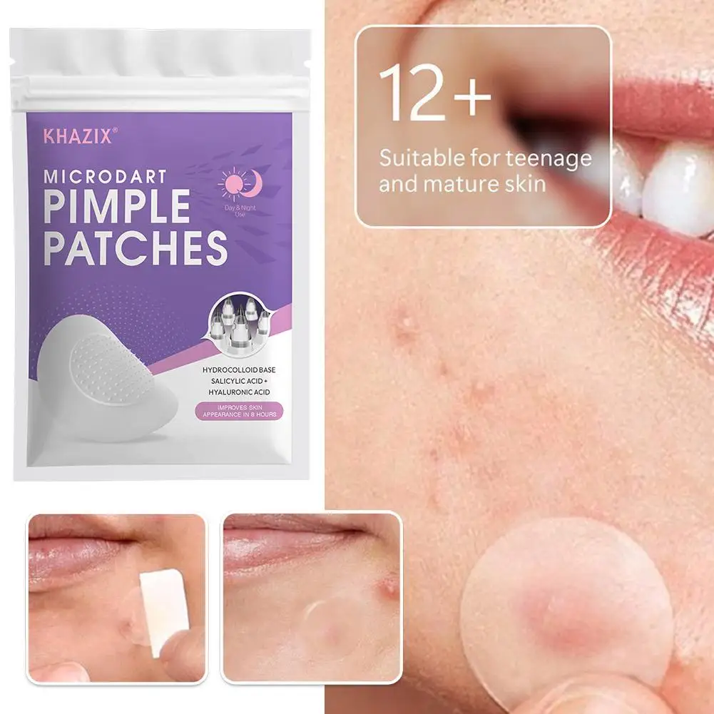 Hydrocolloid Pimple Patch Micro Needle Acne Patches Ultra-thin Invisible 8 Hours Effective Acne Cover Sticker Facial Care Tool view 2