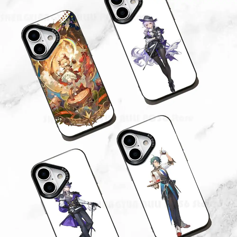 

Silver Palace Game Case For IPhone 11 12 13 14 15 16 17 Pro Max XS X XR Cover