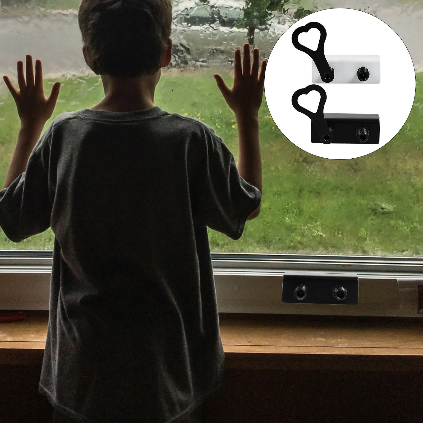 

4 шт. бытовых замков для окон из нержавеющей стали, детские защитные замки для дома и офиса, для раздвижных дверей, предотвращают падения, повышают безопасность