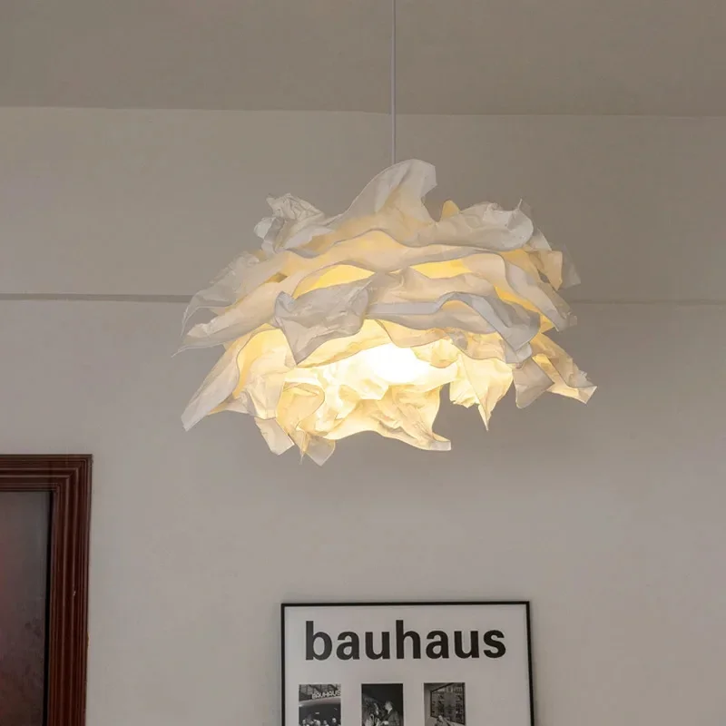 Modern Paper Art Pendant Lights Living room Bedroom Restaurant Clouds Chandelier Home E27 Hanging Chandelier Light White