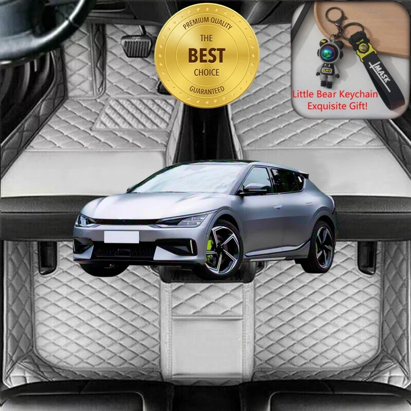 

Customized Fit for Kia EV6 2021-2026 Car Floor Mats Car Accessories Tailored Luxury Auto Carpet Liner Mats Left/Right-hand Drive