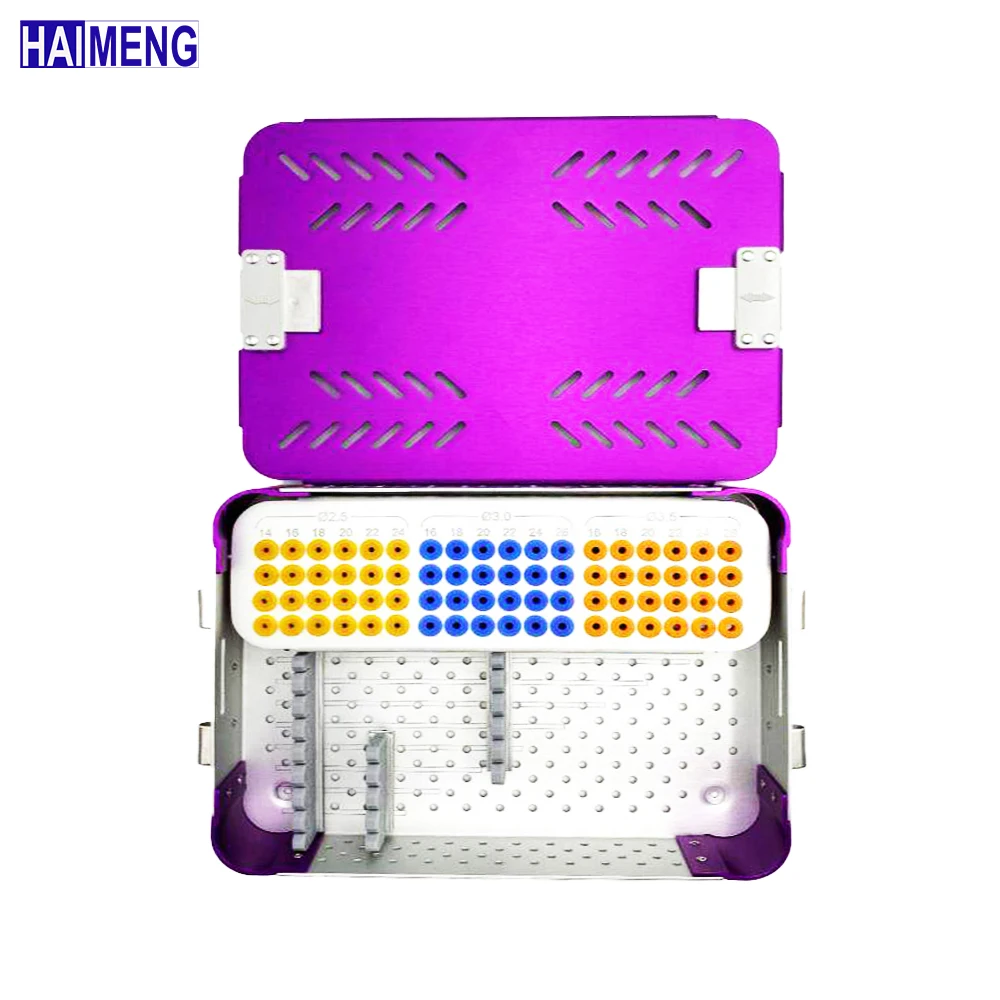 Veterinary Spinal Pedicle Screws,Titanium Rod with Sterilization Box,Orthopedic Instruments,Pet Products,Surgical Instruments