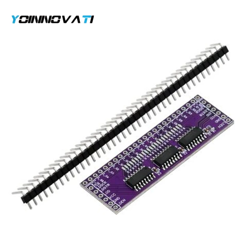 1pcs Microcontroller Serial to Parallel Pin IO Expansion Module 74HC595 Output Port Expansion 3 to 24pin LED control