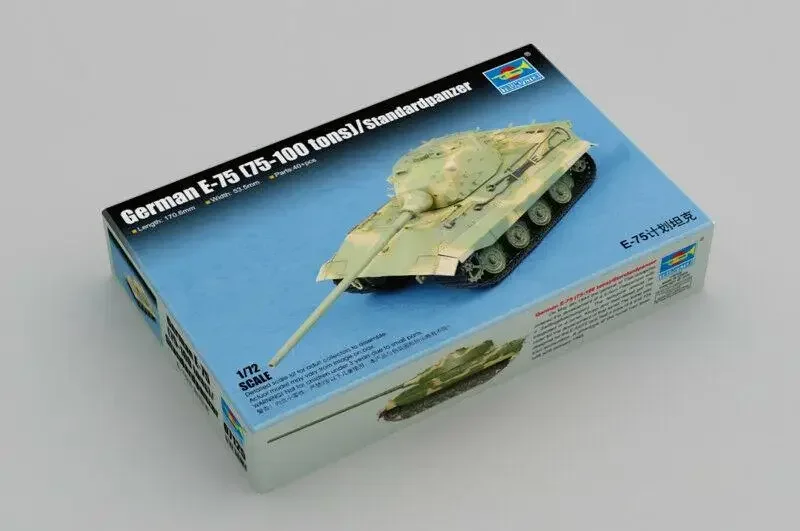 

Trumpeter 07125 1/72 Немецкий E-75 (75-100 тонн) Набор пластиковых моделей стандартного танка