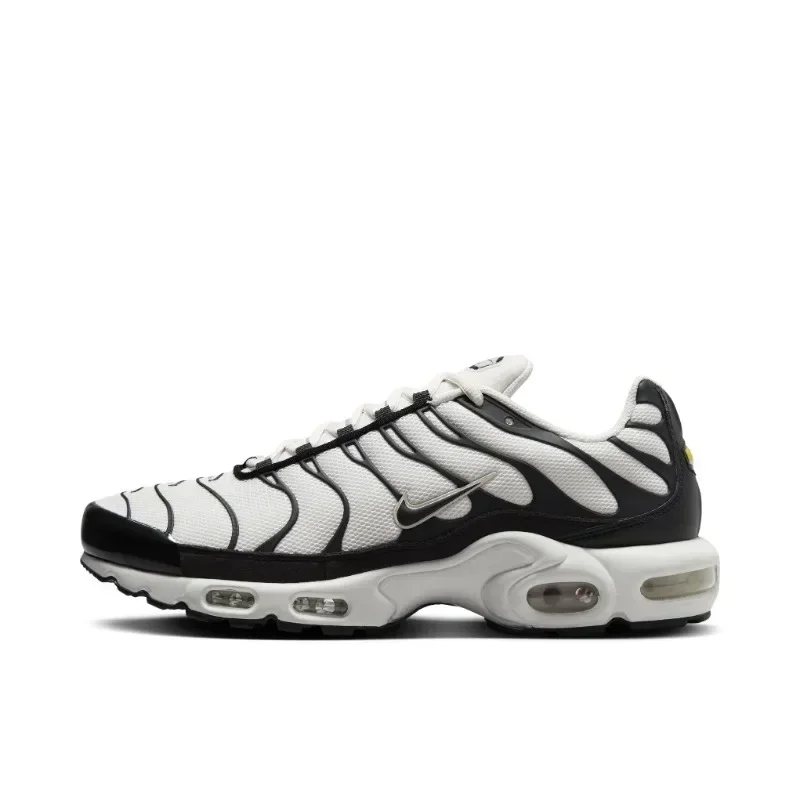 Nike Air Max Plus TN White Black Cushioning Fashion Men Running Shoes Sports Sneakers Anti-slip and Wear-resistant FV6264-001