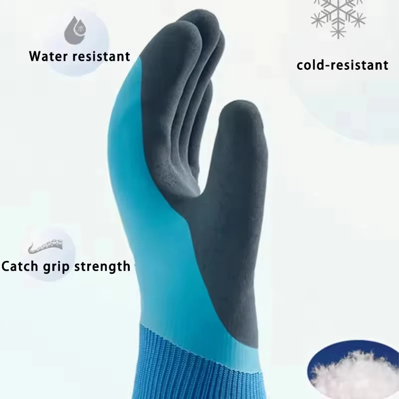 -30 Degrees Fishing Cold-proof Thermal Work Gloves Cold Storage Anti-freeze Unisex Wear Windproof Low Temperature Outdoor Sport image 4