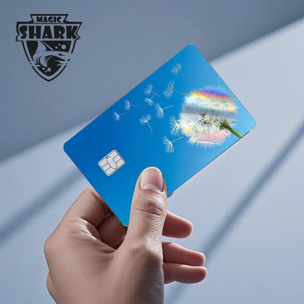 Magic Shark Evil FBI Holographic Laser Shinny Money Credit Bank Debit Film Skin Sticker Cover Kein Verblassen – Detail 1