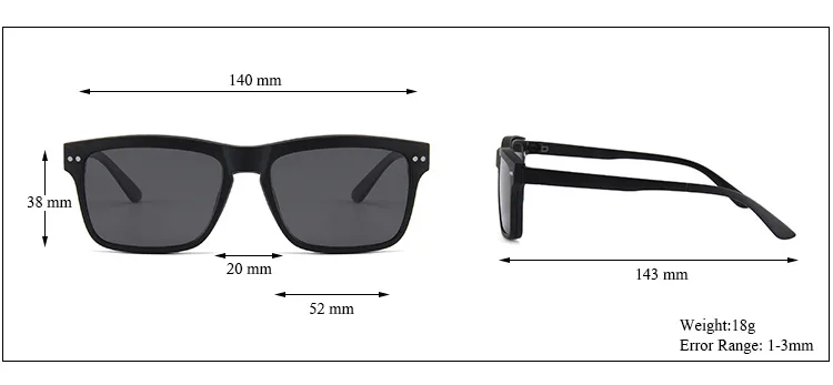 BEMORE Unisex Clip on Sunglasses High-quality Metal Square Prescription Glasses Anti-Blue Light Progressive Multifocal Eyeglasse