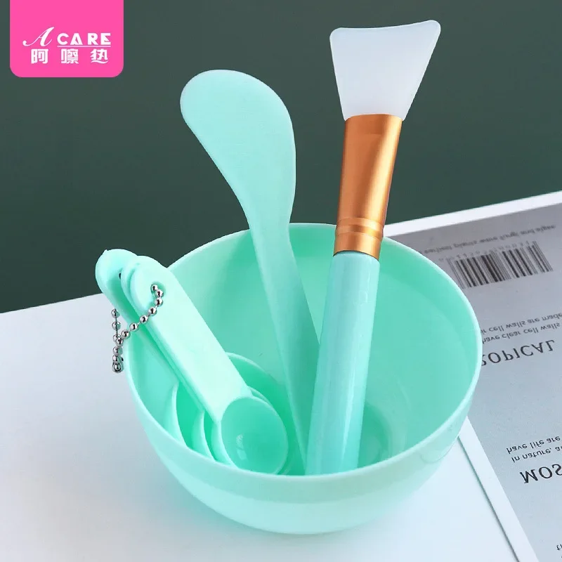 Dx01/mask brush/B1PQ2-Soft silicone head stirring rod daub-type facial beauty salon portable scraper flat scraper