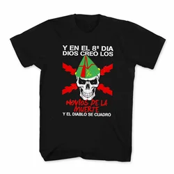 Summer Cotton O-Neck Short Sleeve Mens T Shirt New Legion Espanola Motto Novios De La Muerte. Spanish Foreign Legion T-Shirt.