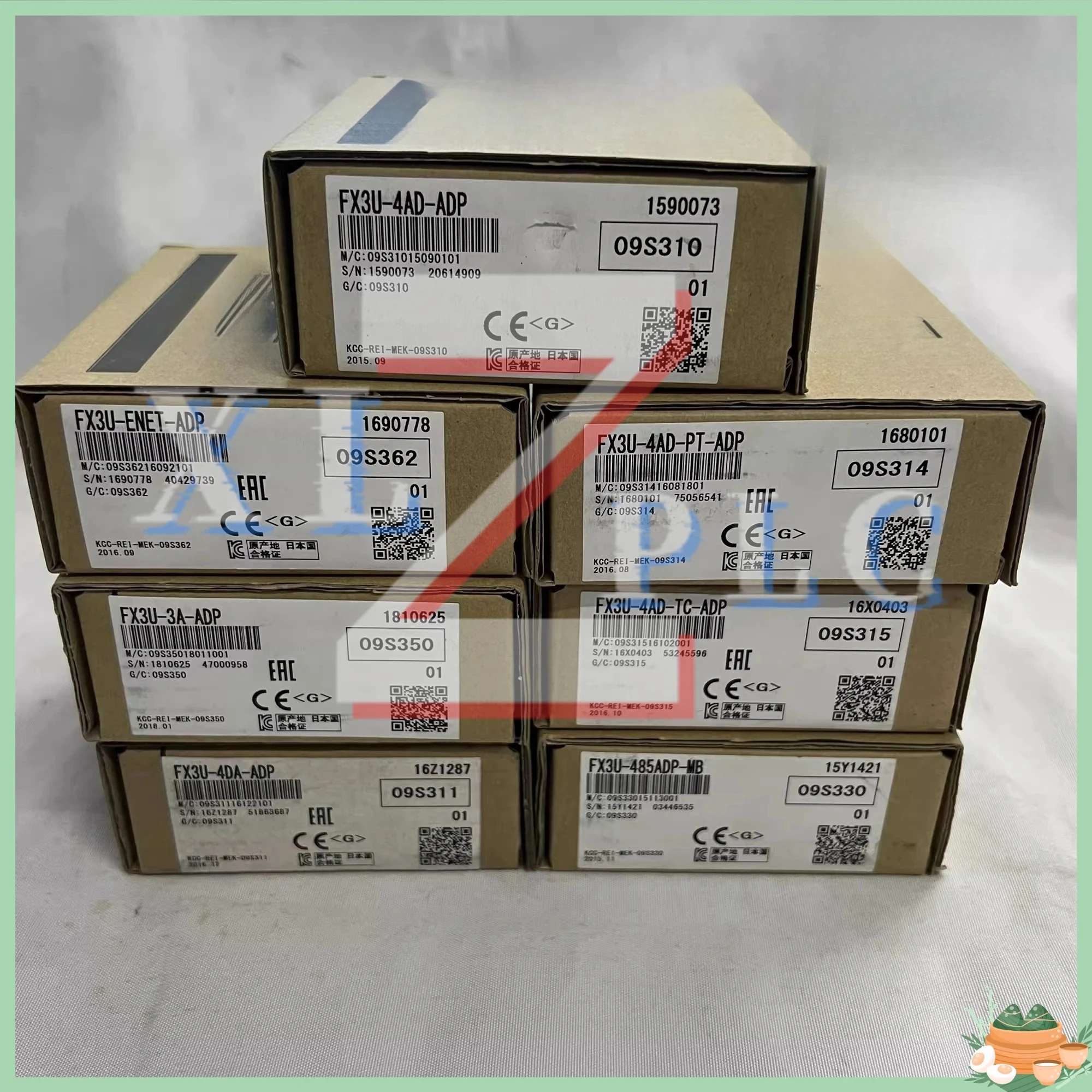 Modules d'extension de communication analogique PLC série FX3U FX3U-4AD FX3U-4DA ENET-ADP 4AD-PT 4AD-TC 3A 485ADP-MB