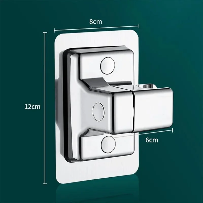 Universal Shower Head Holder Adjustable Shower Wand Holder Wall Mount Bracket Bathroom Accessories