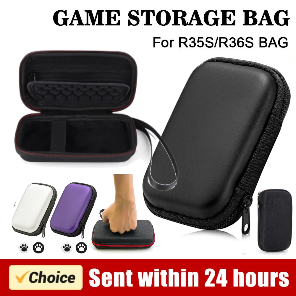 Carry Case Storage Case Accessories Console Dust-Proof Bag Protective for RG351v RG351P RG351M RG350M Anbernic RG35XX H/RG353M