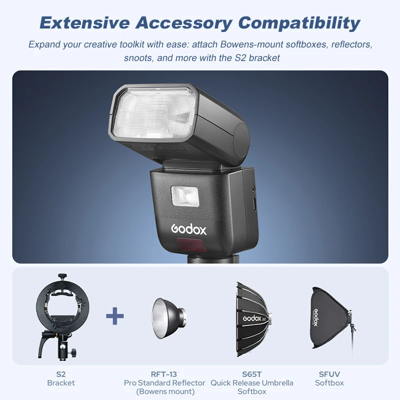 Godox V480 C/S/N/O/F TTL كاميرا ليثيوم أيون ضوء فلاش مع X2t X3 Speedlite 2.4G لاسلكي لسوني كانون نيكون فوجي فيلم أوليمبوس