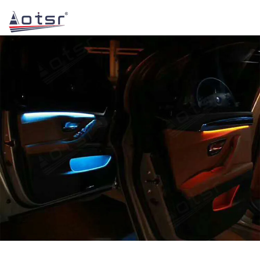 Car Atmosphere Lamp For BMW 5GT Series F10 Cars LED Through Lights Automotive Interior Decorative Lights