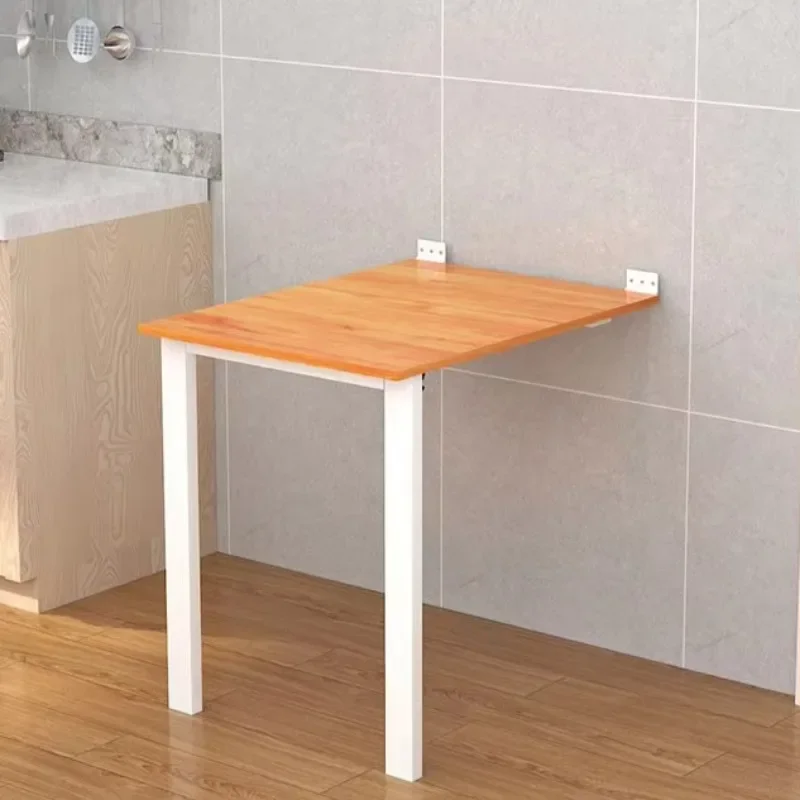 Multifunctional invisible dining table simple wall hanging folding design assembly