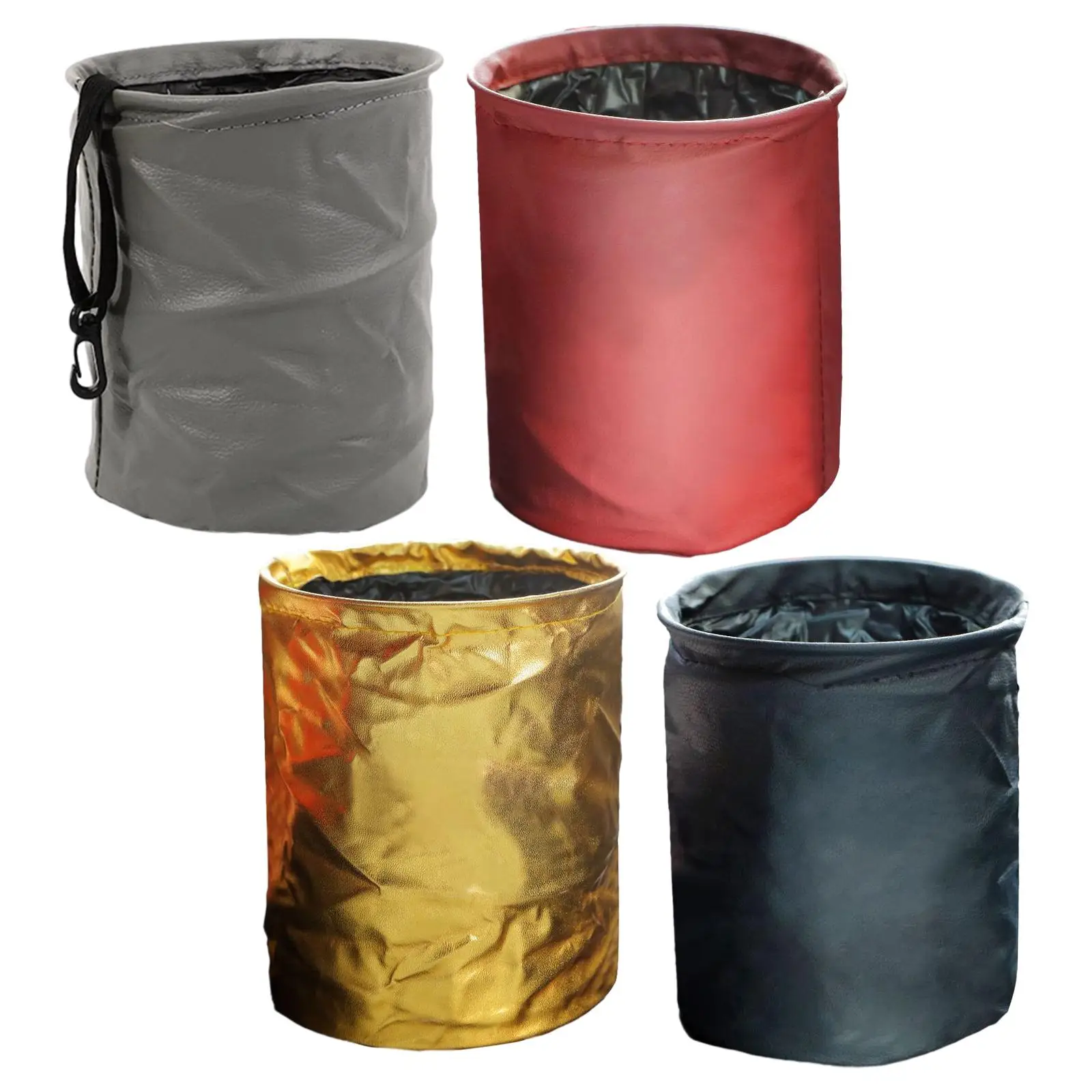 

Folding Car Trash Can Container Storage Bucket for Trucks Sedans Suvs