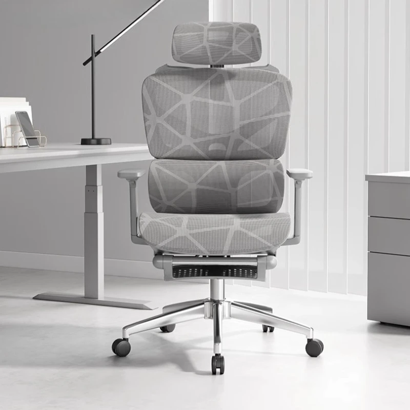 High Back Rolling Office Chair Lounge Salon Computer Office Chair Bedroom Mesh Mobile Cadeira Ergonomica Salon Furniture