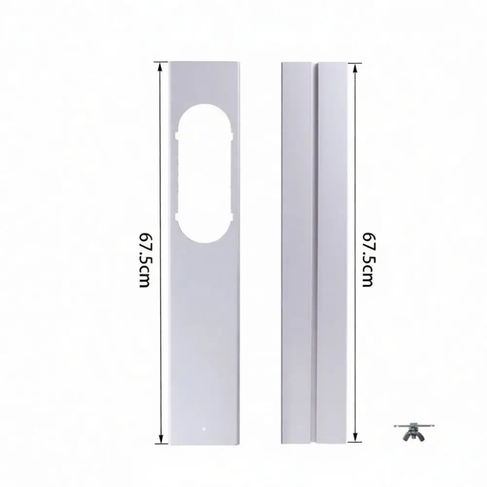 Universal Adjustable Portable AC Window Seal Kit Exhaust Hose Vent Plate Panel Heat Insulation Cooling Home Appliance