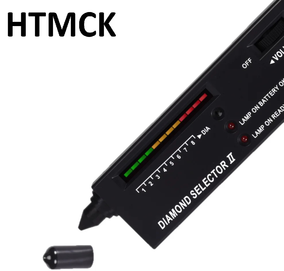 HTMCK Diamond Tester High Accuracy Diamond Tester Pen Jewelry Diamond Tester Professional Diamond Selector Diamond Tester Kit