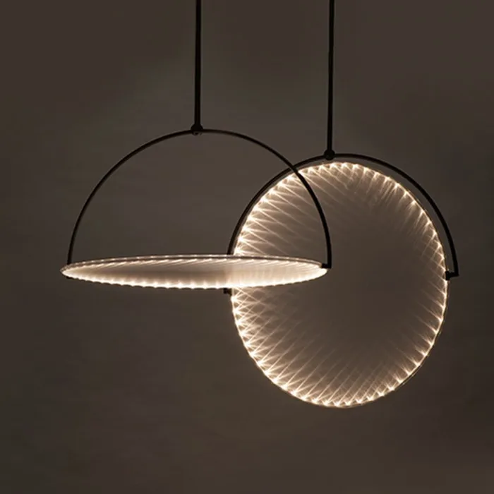 

Viral Nordic Fabric Pendant - Modern Artistic Dining Light for Table & Restaurant, Minimalist Creative Chandelier