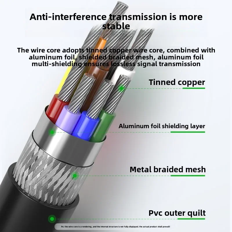 RS232 DB9 Bend Shielded Connection Line DB 9 Serial Port Data Cable Male to Male to Female 9-pin COM Port Extension Wire