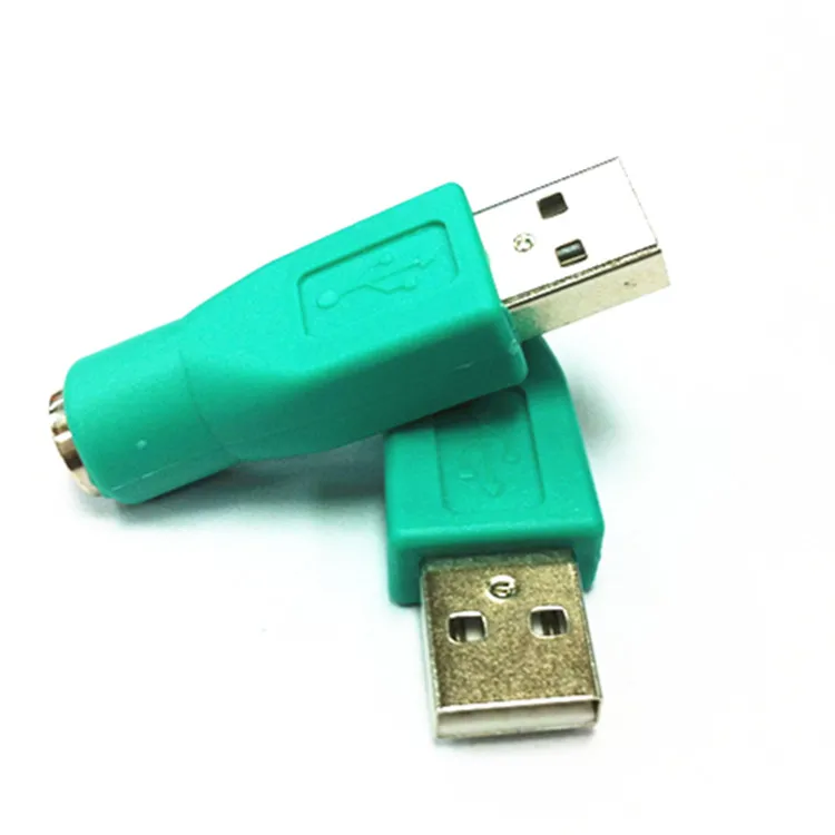 1pcs USB Male to PS2 For PS/2 Female Cable Adapter Converter For Computers PC Laptop Notebooks Keyboard Mouse