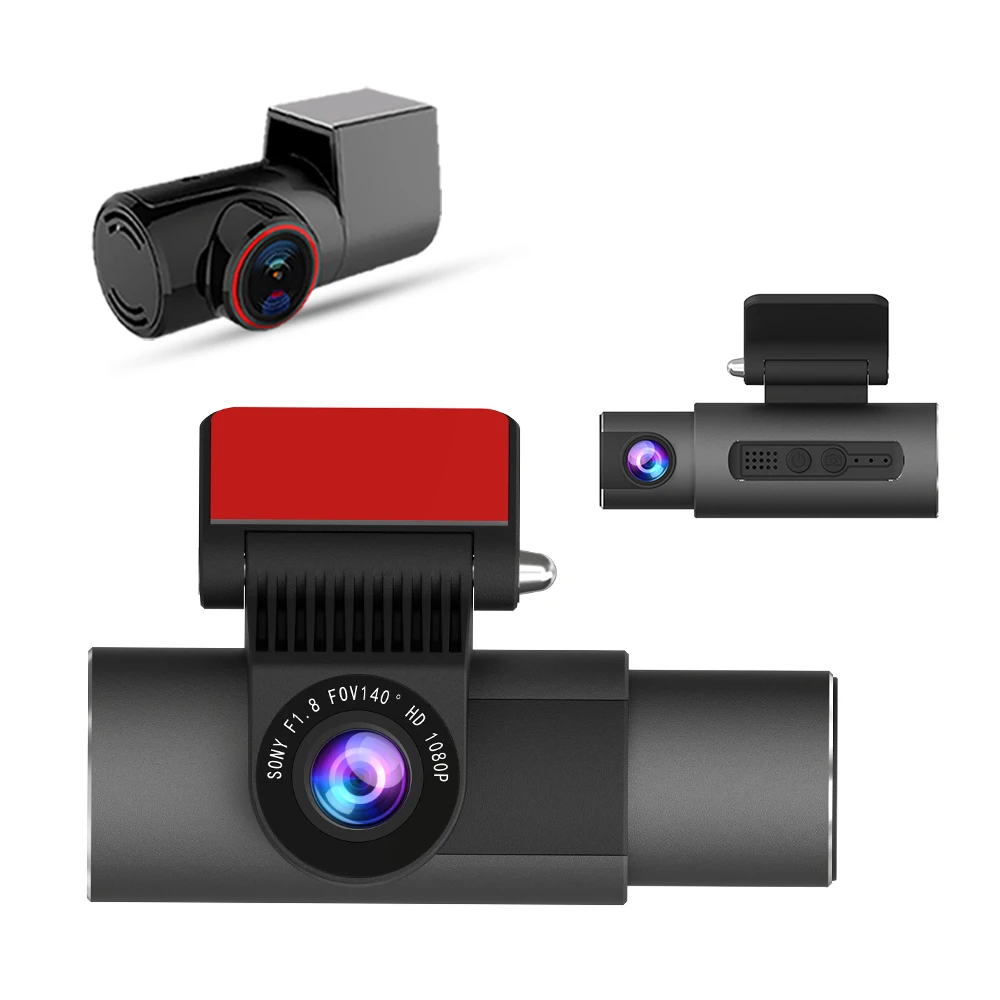 Dash Cam 3 Channels Car Dvr Video Recorder Night Vision Auto Recording Wifi 24H Parking Monitor Dashcam Three Lens Car Camera