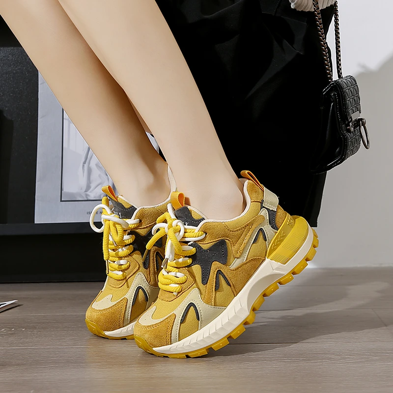 New Thick-soled Sneakers for Women High Quality Stylish Outdoor Casual Shoes Trend Designer Shoes Casual Sneakers Zapatillas
