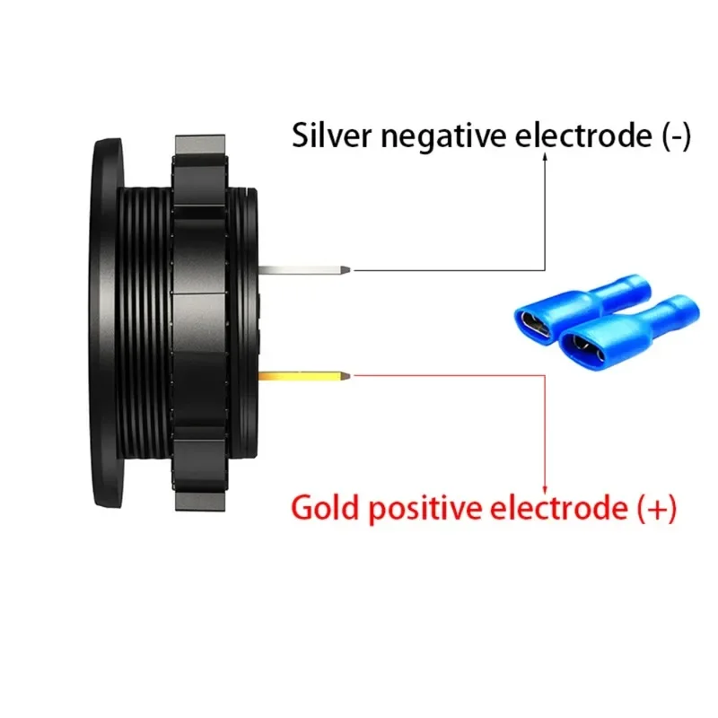 

Universal 12V 24V DC LED Digital Voltmeter Anti-Interference Auto Battery Voltage Monitor Detector Gauge