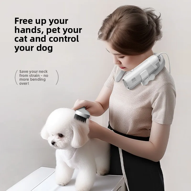 Neck pet high-speed hair dryer dog special bath drying artifact mini