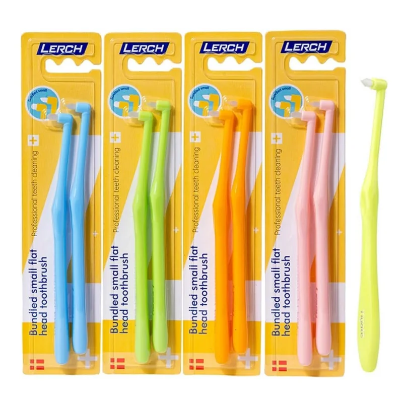 

8 шт., ортодонтическая зубная щетка, зубная щетка с точечным узором для брекетов, одно заостренная щетка, зубная щетка, маленькая заостренная щетка для домашних животных