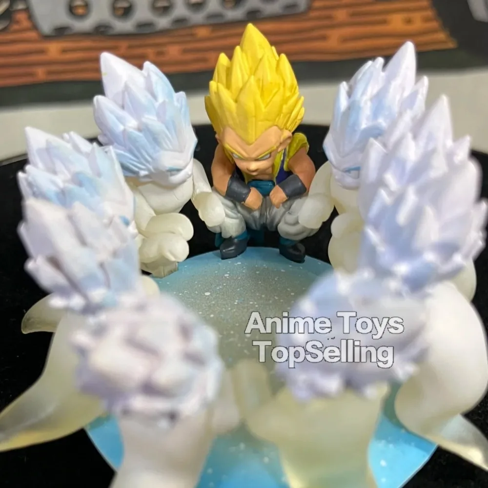 5cm Anime Dragon Ball Z Figure Gotenks Ghost set Action Figures PVC Statue Collection Model Toys Gifts