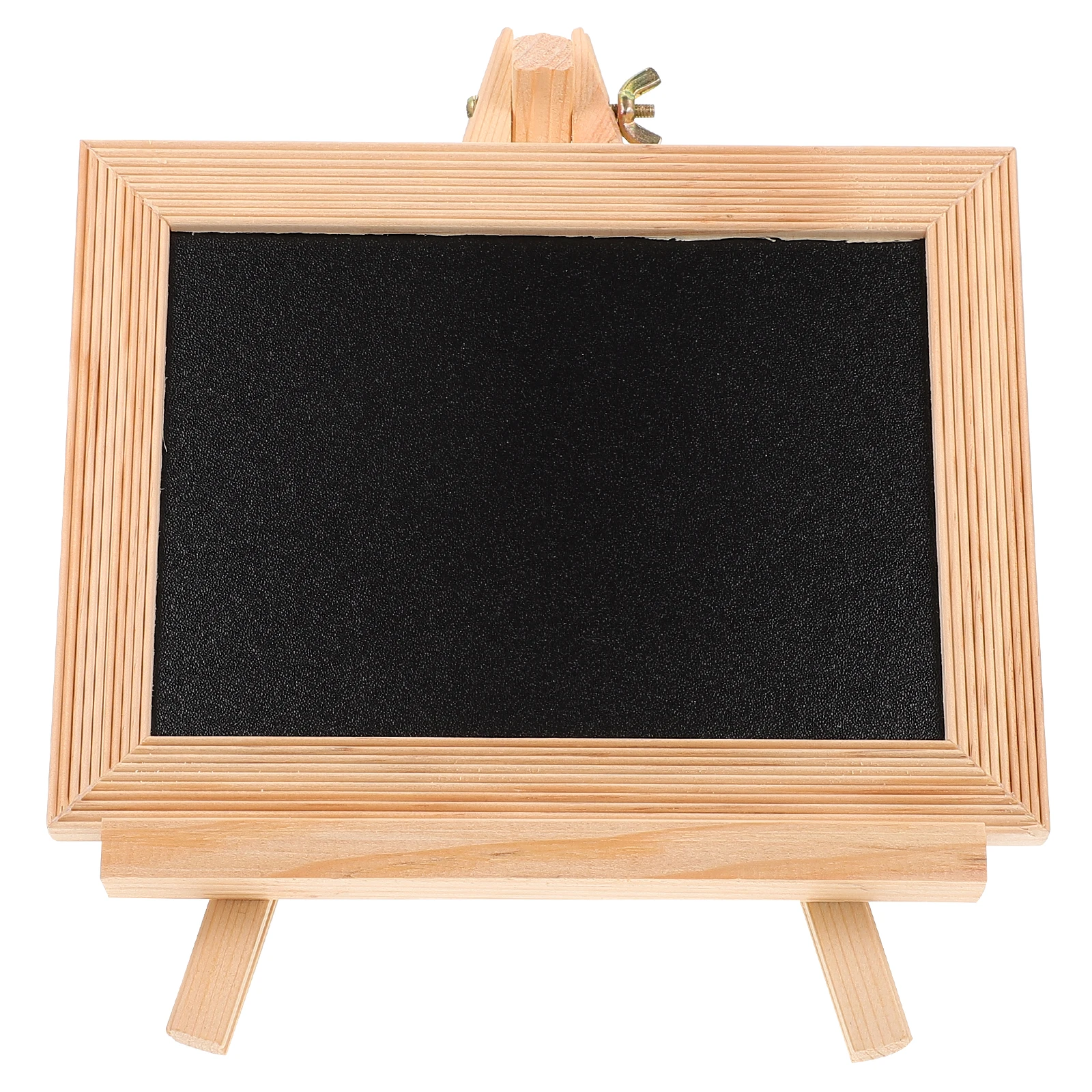1 conjunto de placa de pintura de caligrafia multifuncional pequeno quadro negro de mesa de madeira maciça para loja de escritório em casa