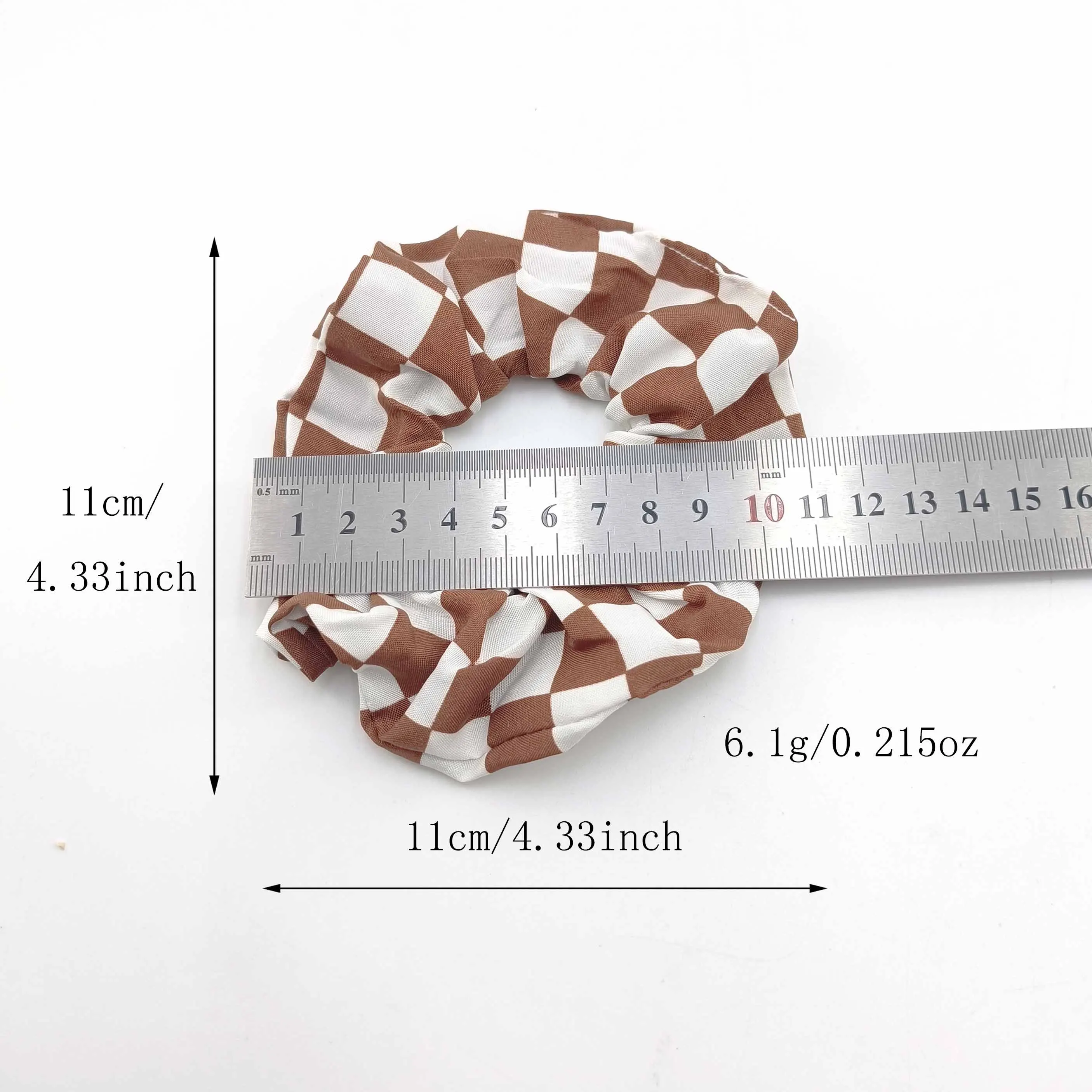 موضة جديدة كل مباراة ملونة الشطرنج منقوشة لينة النسيج الفتيات النساء مطاطا رباط شعر حبال الشعر إكسسوارات الشعر أغطية الرأس