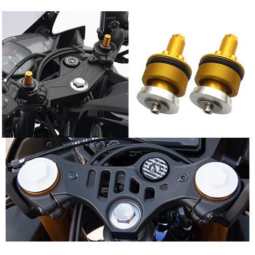 Se adapta a Yamaha YZF R3 R25 ABS YZF-R3 YZF-R25 2015 2016 2017 2018 ajustadores de choque delantero de motocicleta Kits de ajustadores de horquilla de precarga