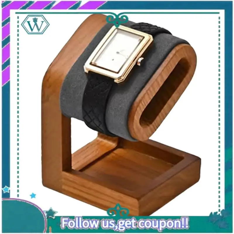 

A09P Wooden Jewelry Organizer Bracelet Watch Display Stand Jewelry Storage Holder Watch Rack Watch Display Props