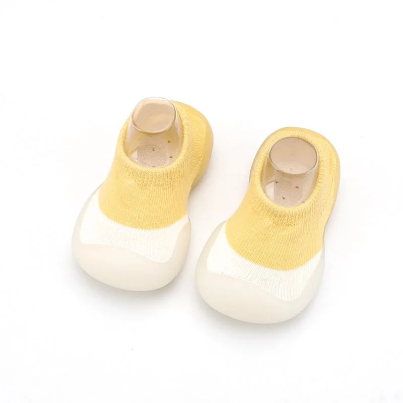 Babyschuhe, Lauflernschuhe, bequem, für Jungen und Mädchen, Kinder, Gummi, weiche, rutschfeste Sohle, Bodenschuhe, Strickstiefeletten – Detail 13