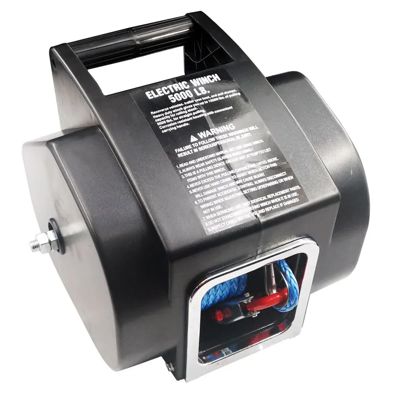 12V6500 lb SUV winch electric marine portable self-rescue winch winch