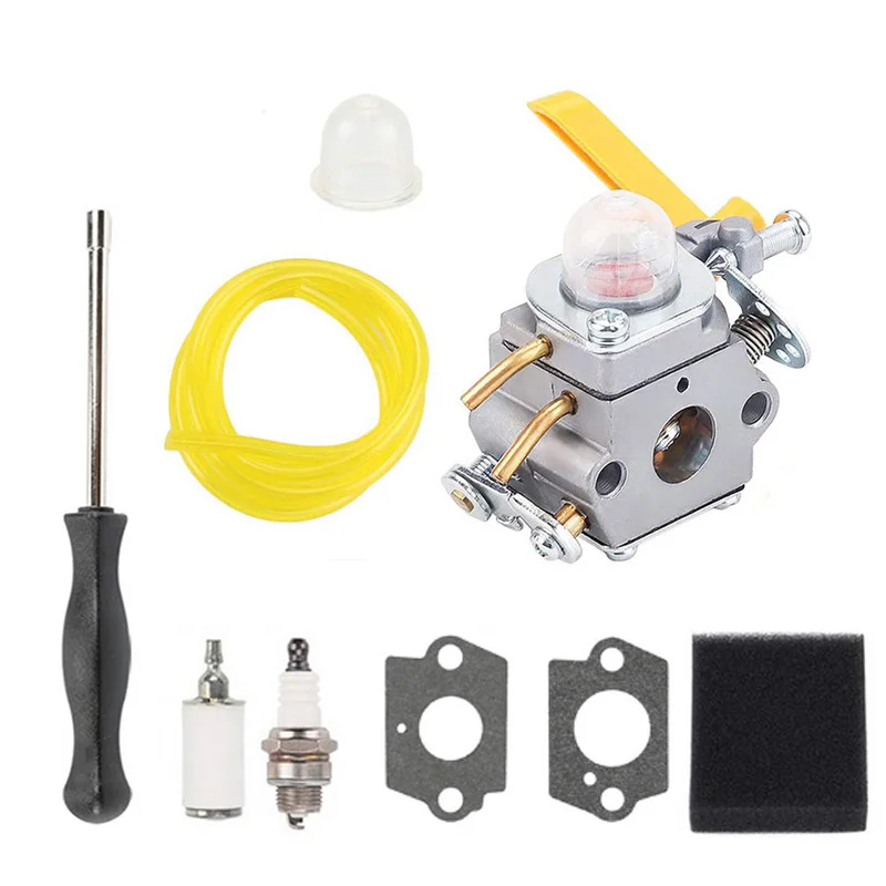 Carburettors For Homelite Ryobi 25cc 26cc 30cc Brush Cutter Hedge Trimmer Carb Carburetor Tools Air Filter Fuel Hose Primer Bulb