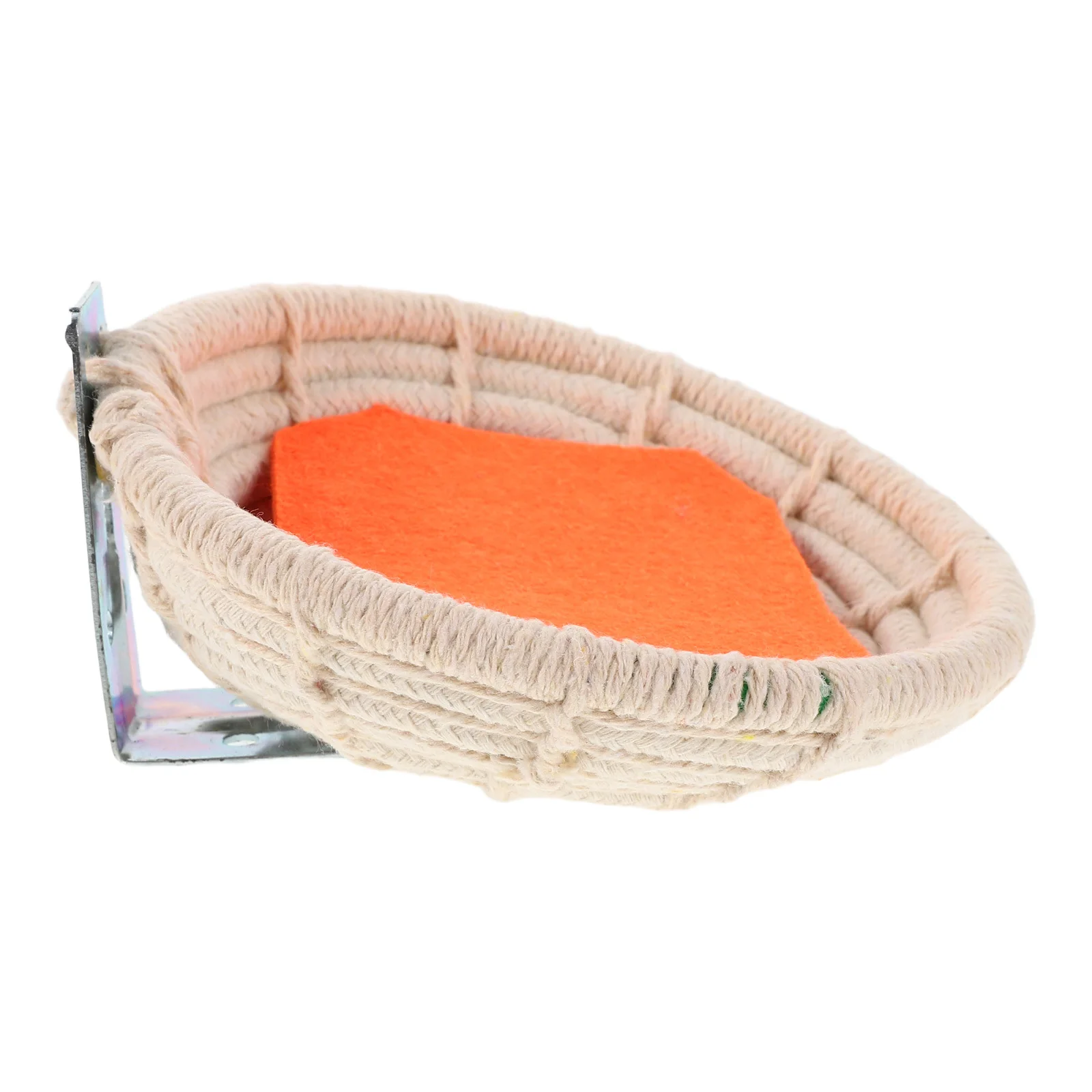 

Handmade Bird Nest: Hand Woven Cotton Rope Nest For Small Birds Natural Cage Breeding Bed For Canaries Finches Cockatiels Warm