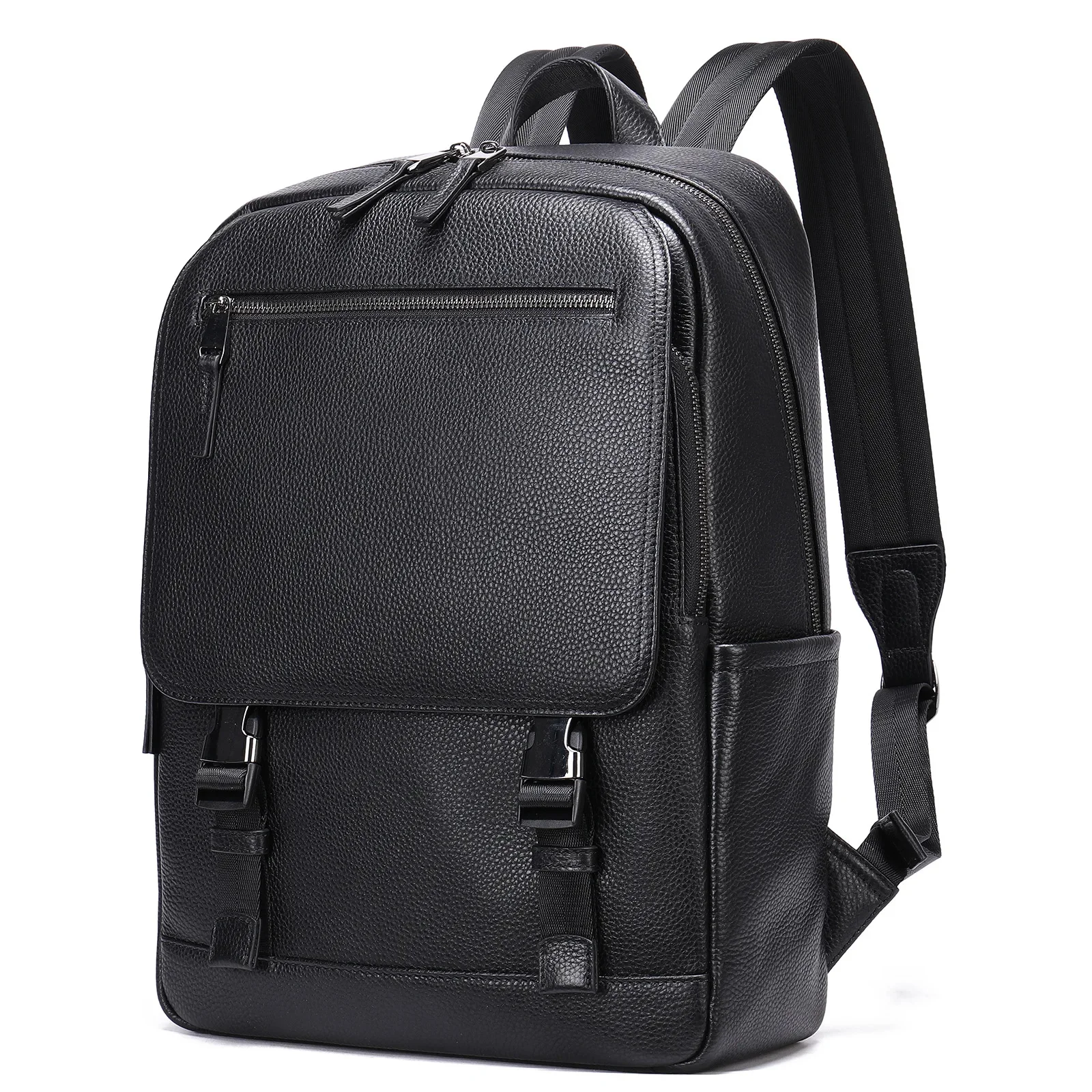 2024 New Arrivals Leather Backpack For Men Male Casual Backpackds Computer Bagpack Travel School Boy Daypack