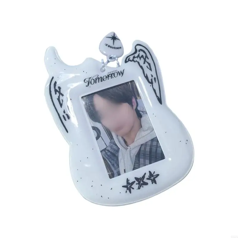 내구성 방수 PVC 물자 저장을 가진 음악 주제 사진 카드 파악 케이스