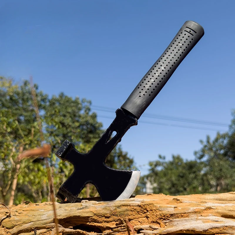 

Multi functional Woodworking Axe for Outdoor Survival Mountain Opening Integrated Fire Fighting Forging and Multi functional Axe