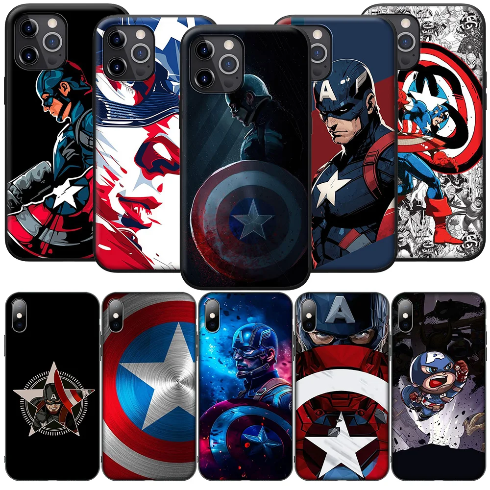 Case for Huawei Nova 5T 4E 3i 3 2 2i Y6 Y6P Y7 Y9 Honor 20 20s 9X 7C New Cover TW122 Marvel Captain America