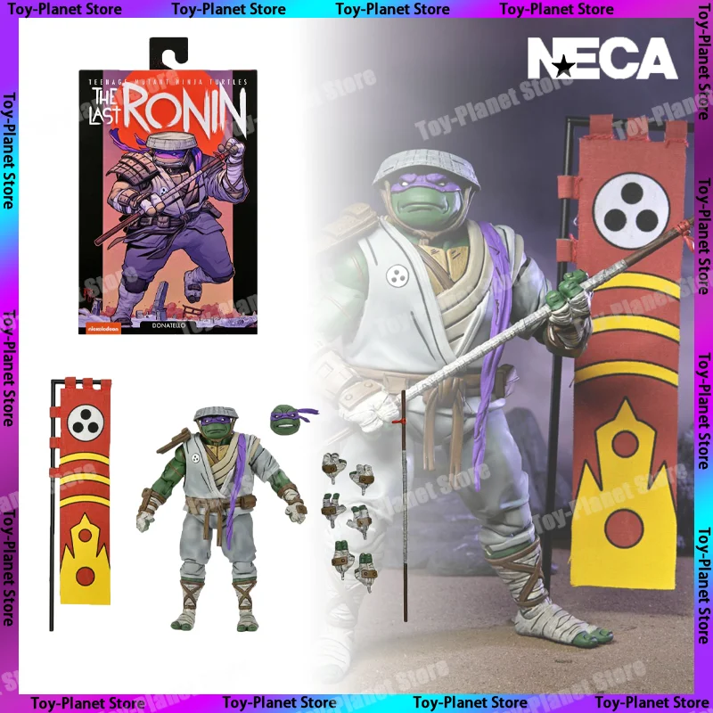 

[New-Hot] Original Neca Tmnt Turtles Figures SHF The Last Ronin Ultimate Donatello Anime Action Figure Model Figurine Gifts Toys