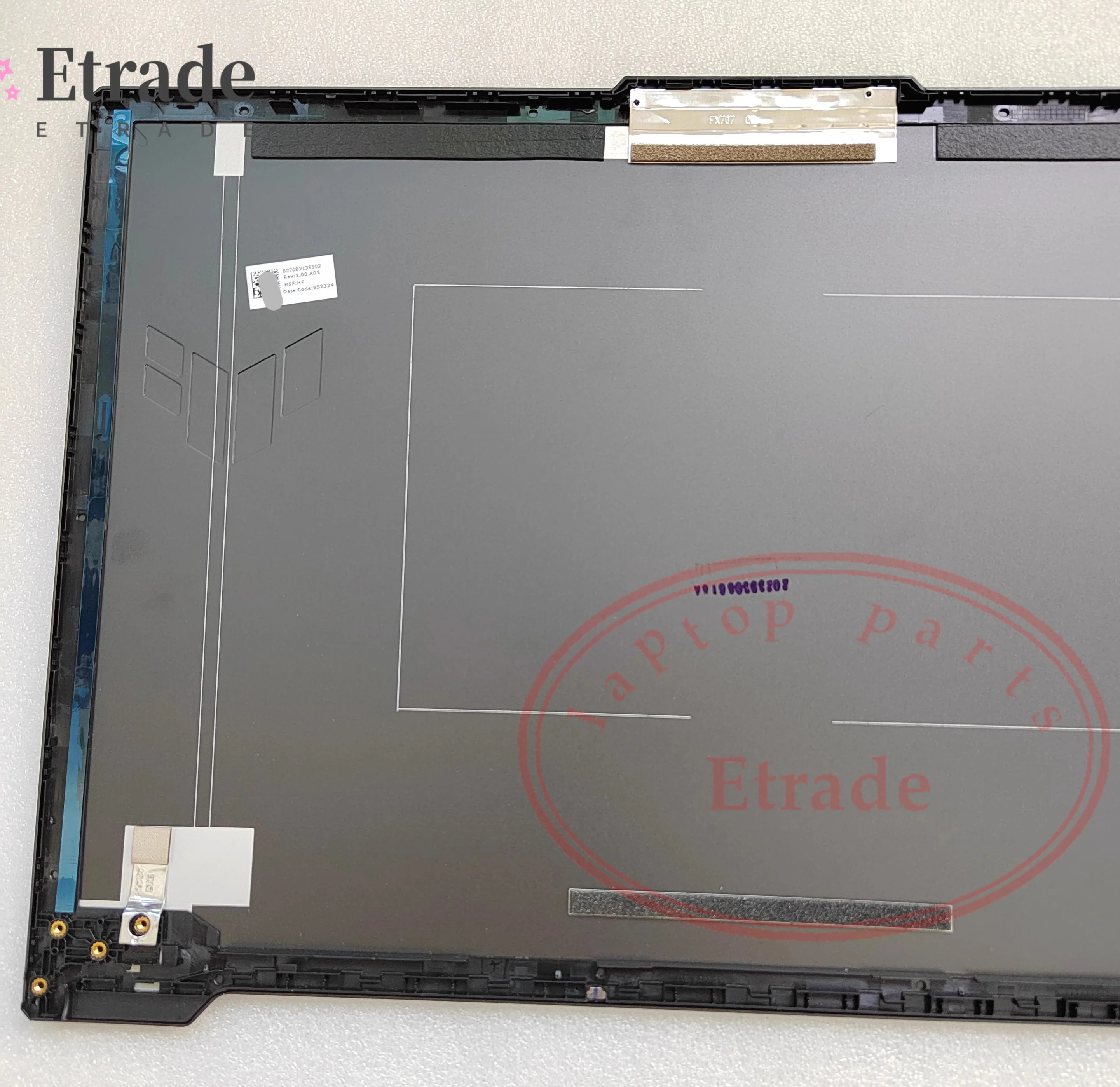 Imagem -04 - Capa Traseira Original para Asus Tuf Gaming Lcd Asus F17 Fx707 Fx707zm A17 Fa707 6070b2138102 95 Novo